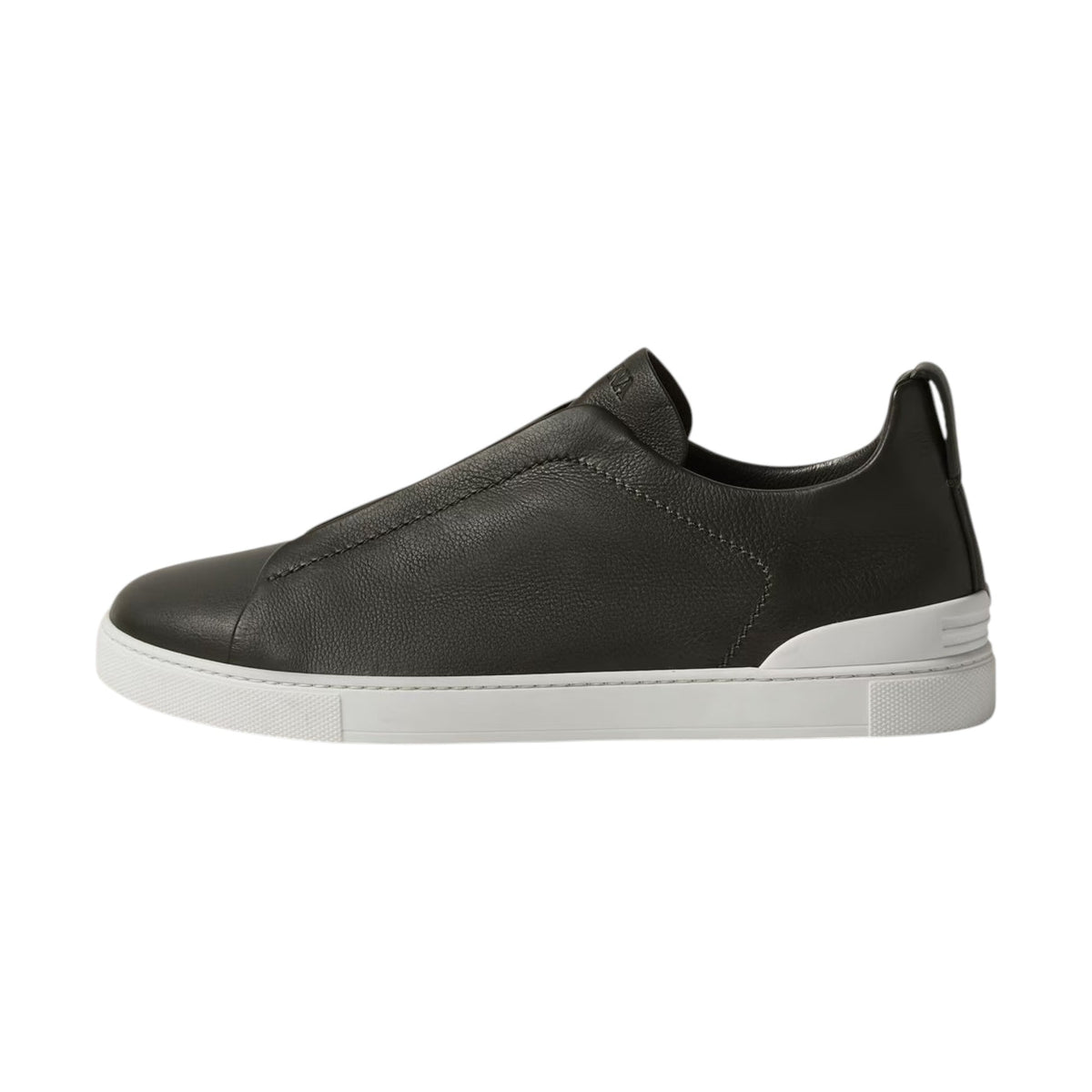 Z.E.G.N.A Dark Olive Green Triple Stitch™ SECONDSKIN Sneakers - MODEGAA